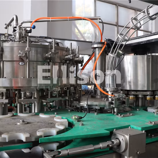 Carbonated Canning Drink Packing Line Beer Filling Machine