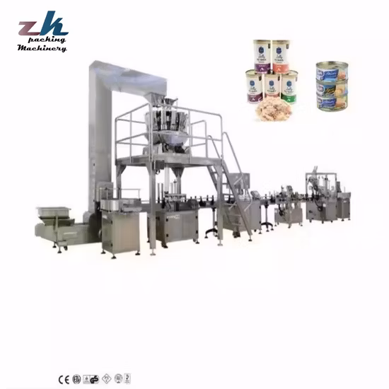 Ligne de mise en conserve de grains de café/essence de poulet/grains de cacao Machine de remplissage de granulés