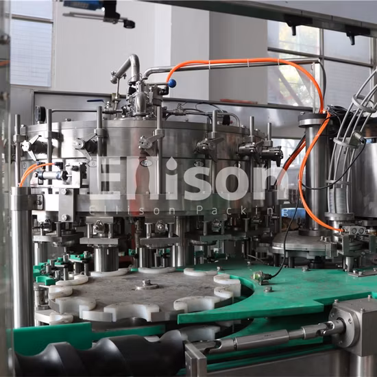 Ligne d'emballage de boissons gazeuses en conserve Machine de remplissage de bière